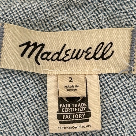 Madewell Blue Denim Vest Top - Picture 3 of 8